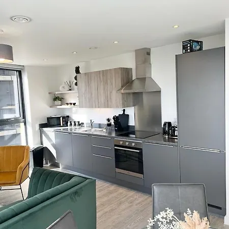 Luxury 2 Bed Apt With City View Manchester Exterior photo